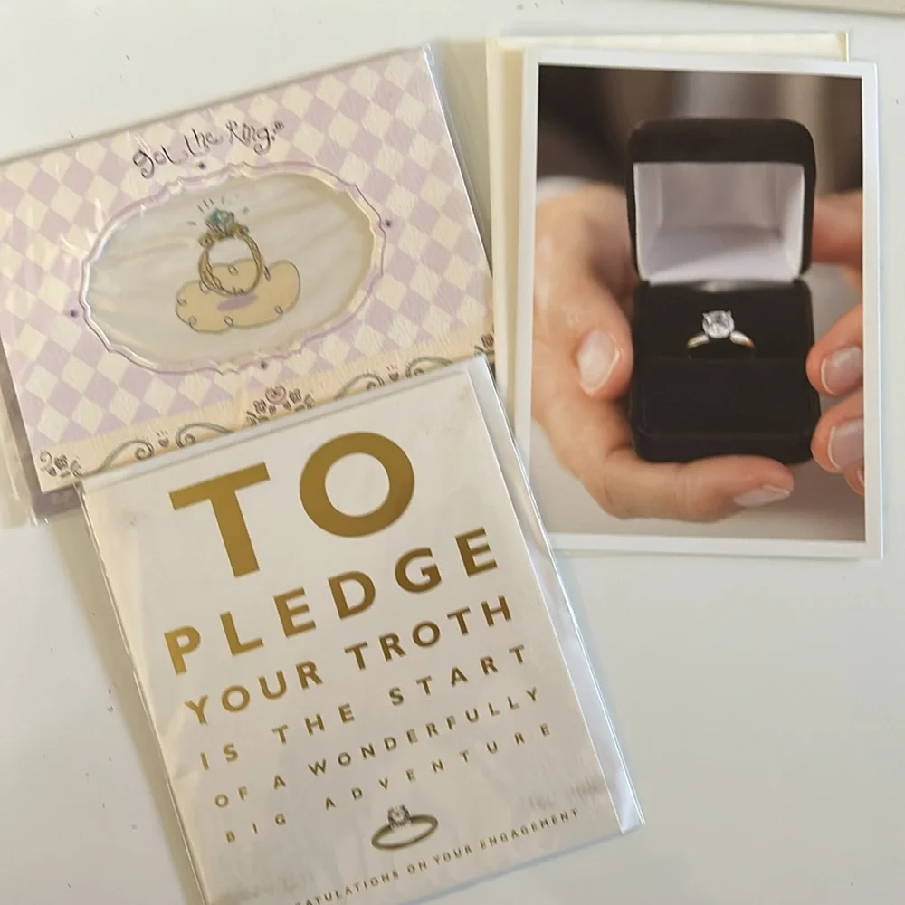 Lot of 10 engagement Themed Cards (Bundle‎ of 10 cards / new) 💍